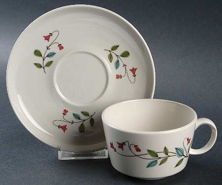 Winsome Flat Cup & Saucer Set