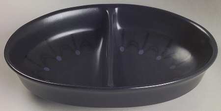 Zanzibar 10" Oval Divided Vegetable Bowl
