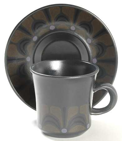 Zanzibar Flat Cup & Saucer Set