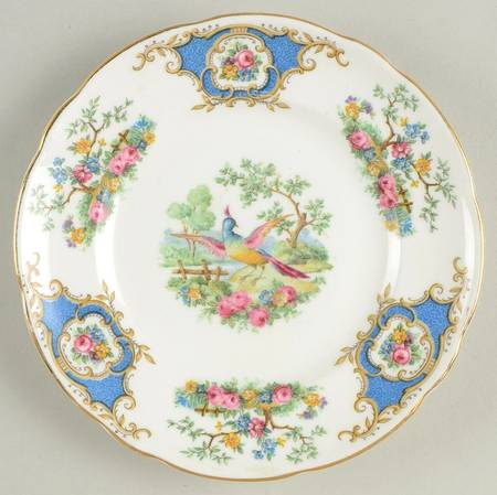 Broadway Medium Blue Bread & Butter Plate