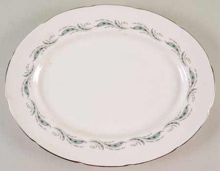 Pine Spray 13" Oval Serving Platter