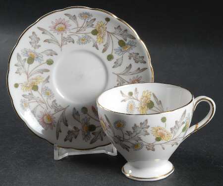 Somerset Footed Demitasse Cup & Saucer Set