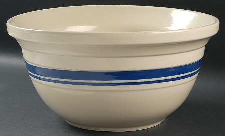 Blue Stripe 14" Mixing Bowl