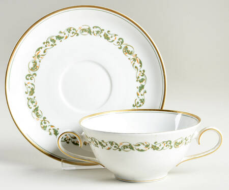 Camelot Flat Cream Soup Bowl & Saucer Set