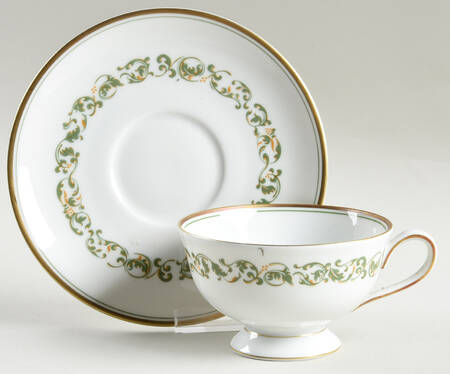 Camelot Footed Cup & Saucer Set