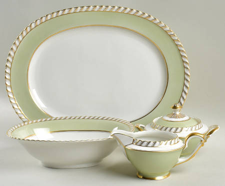 Celadonia Green 5 Piece Hostess Set