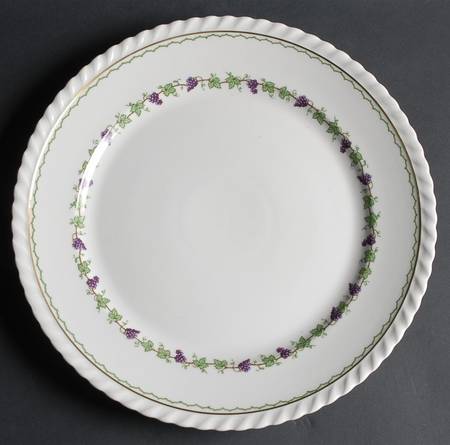 Festive Autumn 12" Chop Plate (Round Platter) by Franconia-Krautheim & Adelburg