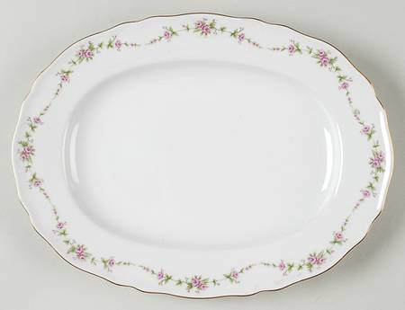 Gloria 12" Oval Serving Platter