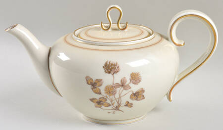 Golden Clover Teapot & Lid