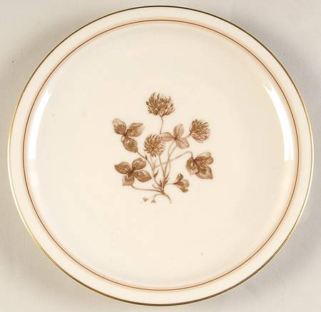 Golden Clover Salad Plate