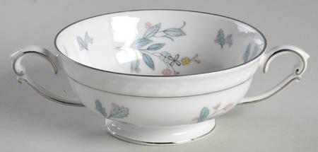 Laurel Oak Footed Cream Soup Bowl