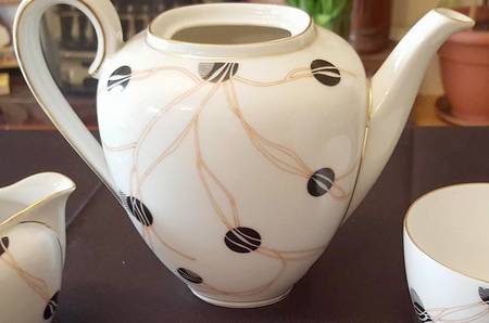 Mardi Gras Teapot No Lid