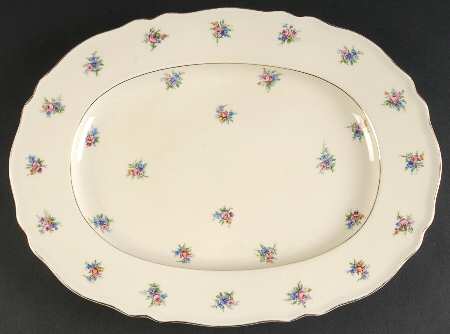 Martha 15" Oval Serving Platter