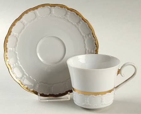 Midas Flat Cup & Saucer Set