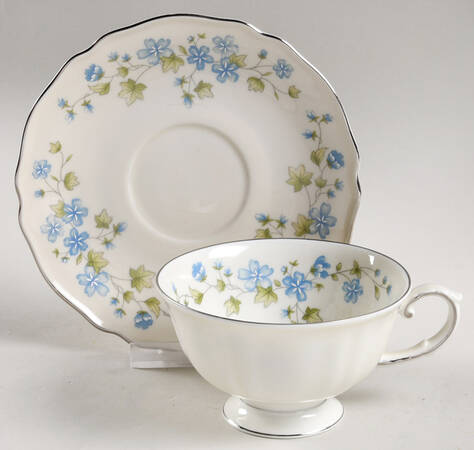 Park Lane Footed Cup & Saucer Set