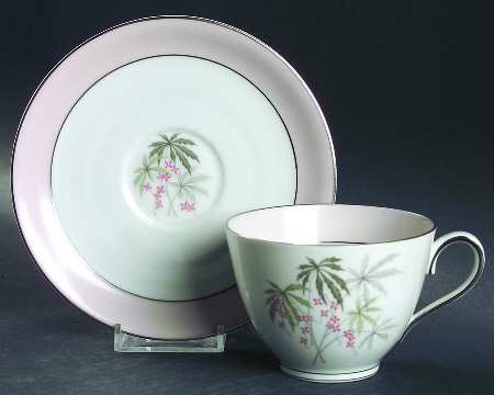 Palm Springs Flat Cup & Saucer Set