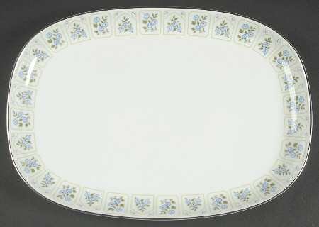 Quadrille 13" Oval Serving Platter