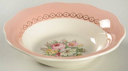 Dusty Rose Coupe Cereal Bowl
