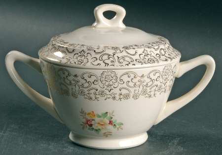 Old Lace Sugar Bowl & Lid