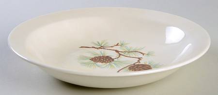 Pine Cone Rim Soup Bowl
