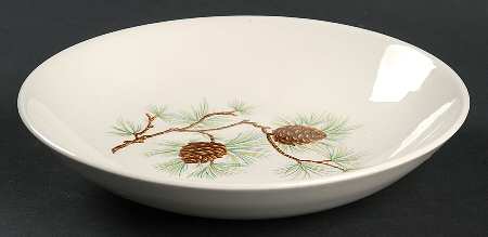 Pine Cone Coupe Soup Bowl