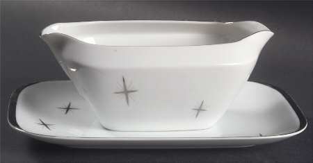 Cross Star (Square) Gravy Boat & Underplate