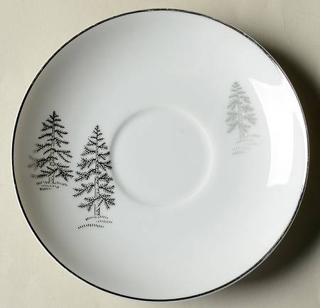 Silver Tree (Coupe) Saucer for Flat Cup