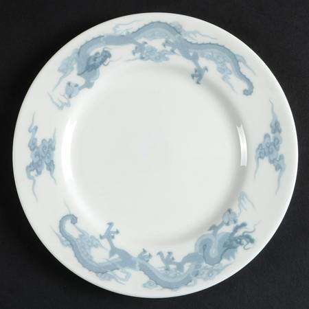 Dragon Blue and Gray Bread & Butter Plate