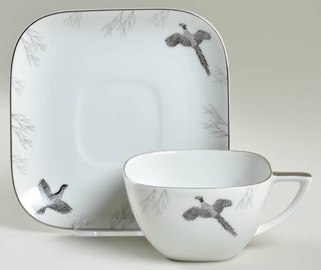 Game Flat Cup & Saucer Set