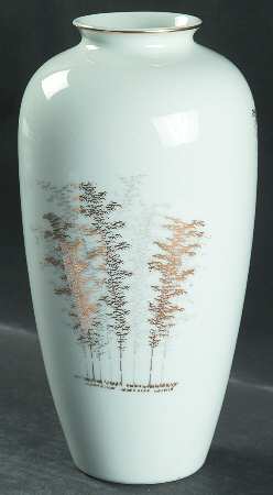 Gold Bamboo 9" Vase