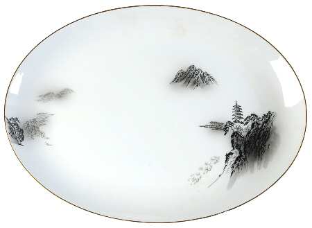 Landscape 16" Oval Serving Platter