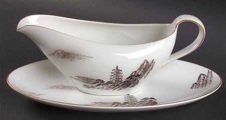 Landscape Gravy Boat & Underplate/Relish