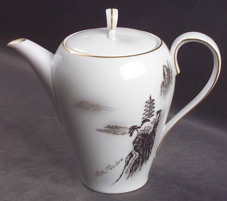 Landscape Small Coffee Pot & Lid