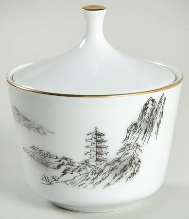 Landscape Sugar Bowl & Lid