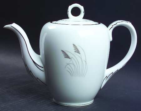Moon Glow (Black Plant) Coffee Pot & Lid