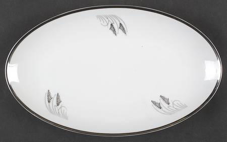 Moon Glow (Black Plant) Relish/Gravy Underplate
