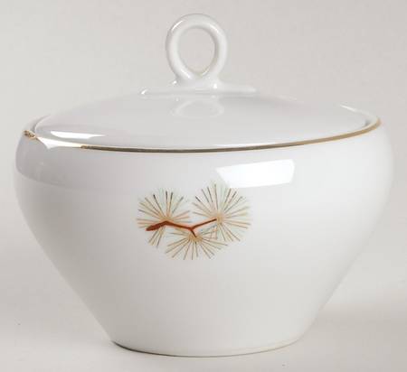 Pine Cone (Coupe Shape) Sugar Bowl & Lid