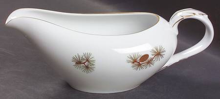 Pine Cone (Coupe Shape) Gravy Boat