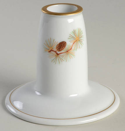 Pine Cone (Coupe Shape) Small Candlestick