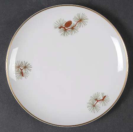 Pine Cone (Coupe Shape) Bread & Butter Plate