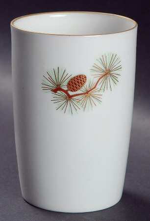 Pine Cone (Coupe Shape) Tall China Tumbler