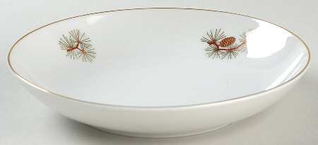 Pine Cone (Coupe Shape) Coupe Soup Bowl