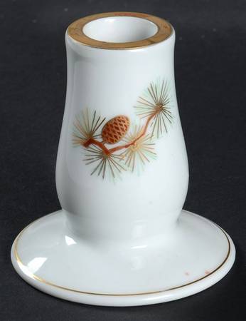 Pine Cone (Coupe Shape) 3" Candlestick