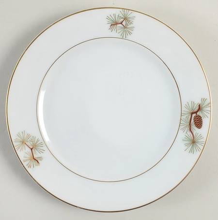 Pine Cone (Rim Shape) Bread & Butter Plate