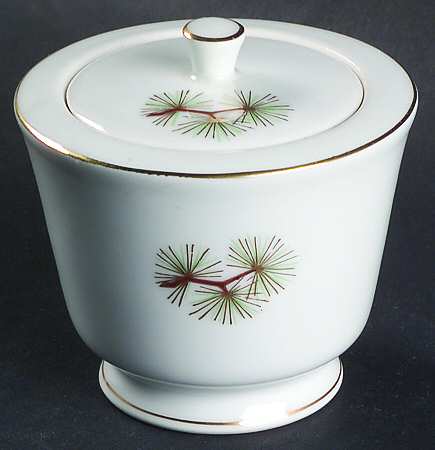 Pine Cone (Rim Shape) Mini Sugar Bowl & Lid