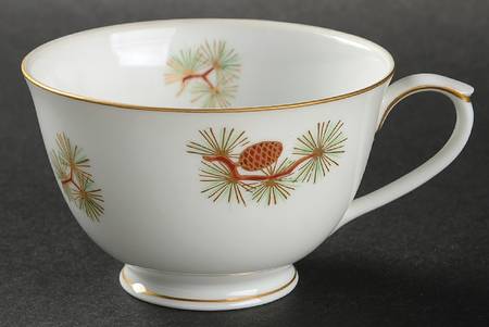 Pine Cone (Rim Shape) Footed Cup