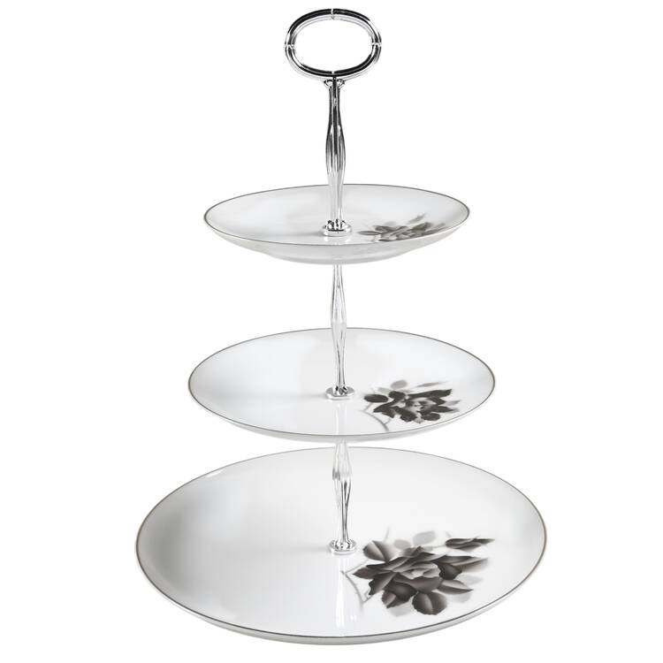 Princess 13 7/8"-14 1/4" 3-Tiered Serving Tray(DP,SP,BB) HC