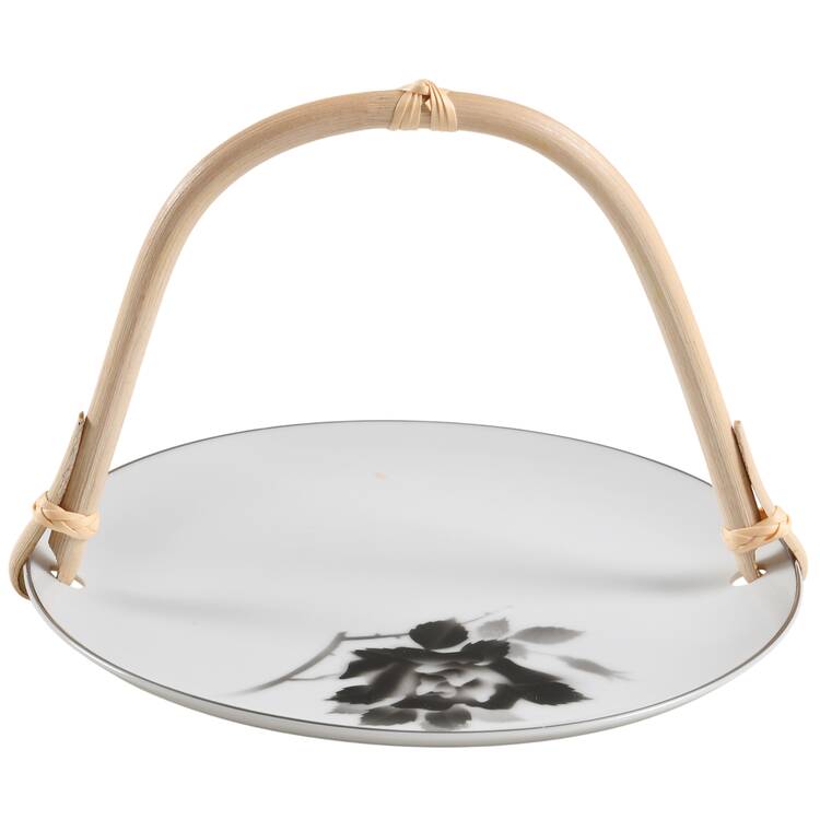 Princess 5 3/8"-5 5/8" Bamboo Handled Serving Plate  HC