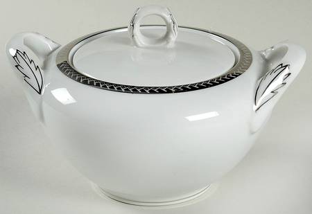 Silver Braid Sugar Bowl & Lid