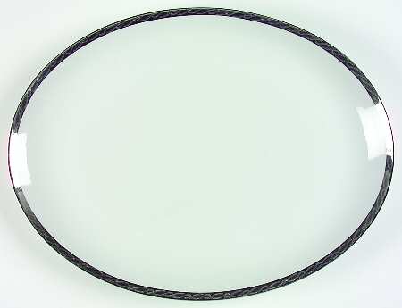 Silver Lichen 16" Oval Serving Platter